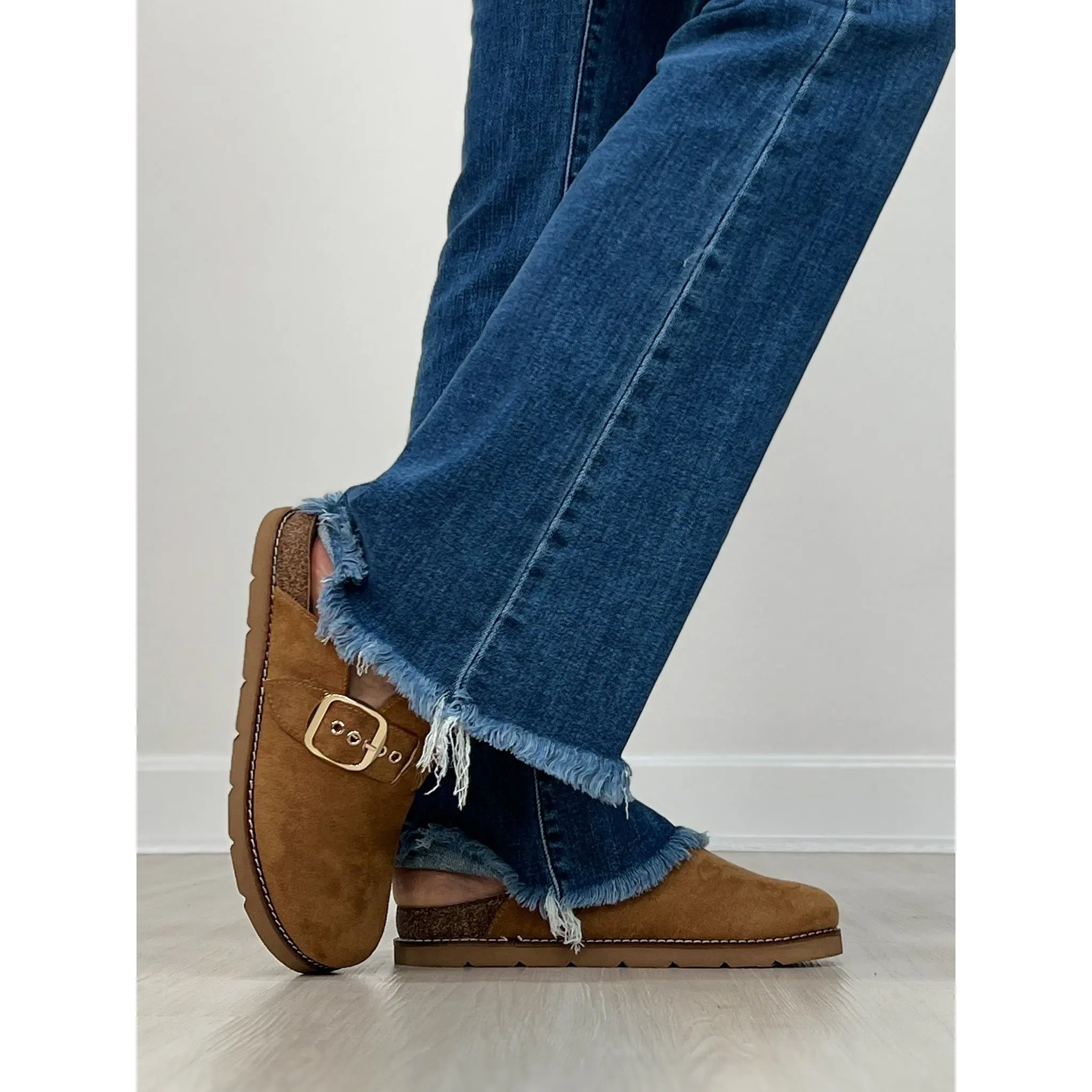 Corkys Day Dream Clogs in TOBACCO FAUX SUEDE, Mule, Footwear