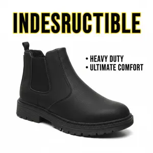 Rugged Smash-proof Puncture-proof Safety Shoes for Men Women, Splash-proof Waterproof Chef Work Shoe, Breathable Anti-slip Durable Comfortable Outdoor Shoes