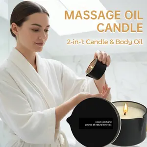 Aromatherapy Massage Scented Candle with Essential Oils, Long-Lasting Scent, Perfect Gift for Family and Friends, Ideal for Travel, Birthday, Valentine's Day