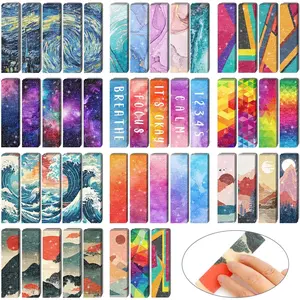 50PCS Calm Sensory Fidget Stickers Relieve Anxiety Stress with Tactile Textured Surface for Adults Office Classroom Anxiety Relief Supplies Multi