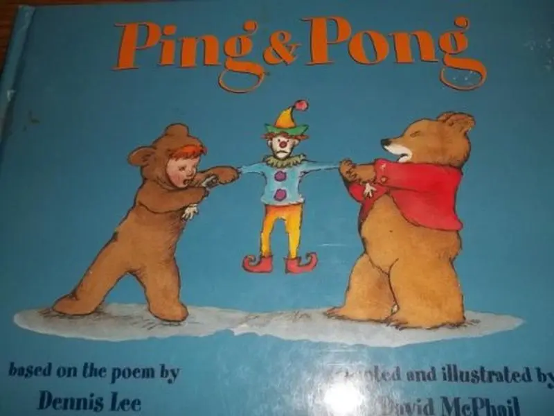 USED Book - Ping and Pong by Dennis Lee (Hardcover) - english