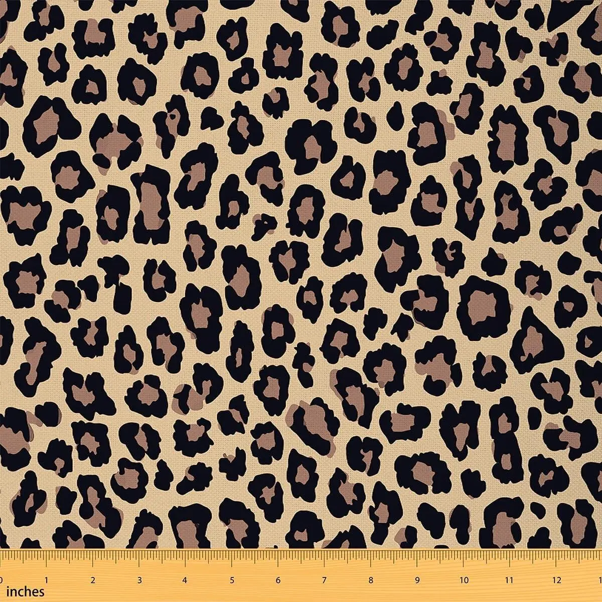 Leopard Print Waterproof Fabric African Cheetah Skin Print Home DIY Fabric Soft Flannel Polyester Wildlife Animal Theme Upholstery Fabric Arts Craft Quilting Sewing,Bolts