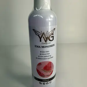 YVG Butterfly EMA Monomer 250ml - Low Odor MMA-Free Non-Yellowing Watermelon Scented Melon Essence 8 oz