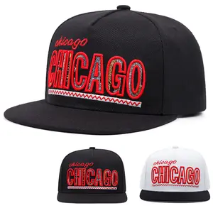 baseball cap for men woman Hip Hop CHICAGO Red Letter Embroidery adjustable outdoor Trucker hat