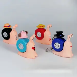 New Style One Piece Den Den Mushi Keychain - Rechargeable Voice-Activated Recording Desk Decor Anime Gift