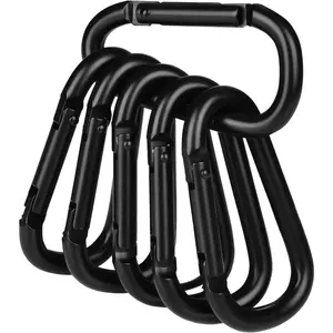 Cc2 carabiner clip, 2.3 "small carabiner keychain, multi-use aluminum D ring caribeener clips