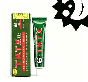 TKTX Green Numbing Cream, 80% Numbing Effect, Soothing Tattoo Aftercare Balms & Creams for Pain Relief