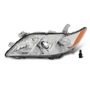 Fit For 2007 2008 2009 Toyota Camry Chrome Amber Projector Left Side Headlight