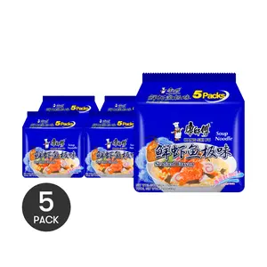 5Packs MASTER KONG Seafood Noodle Soup - Instant Noodles, 5 Packs* 3.45oz/Pack