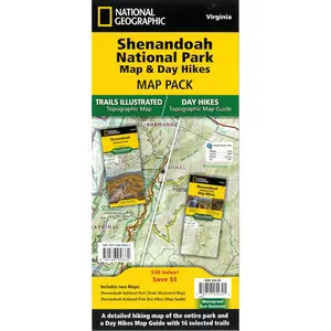 Shenandoah National Park Map & Day Hikes [Map Pack Bundle]