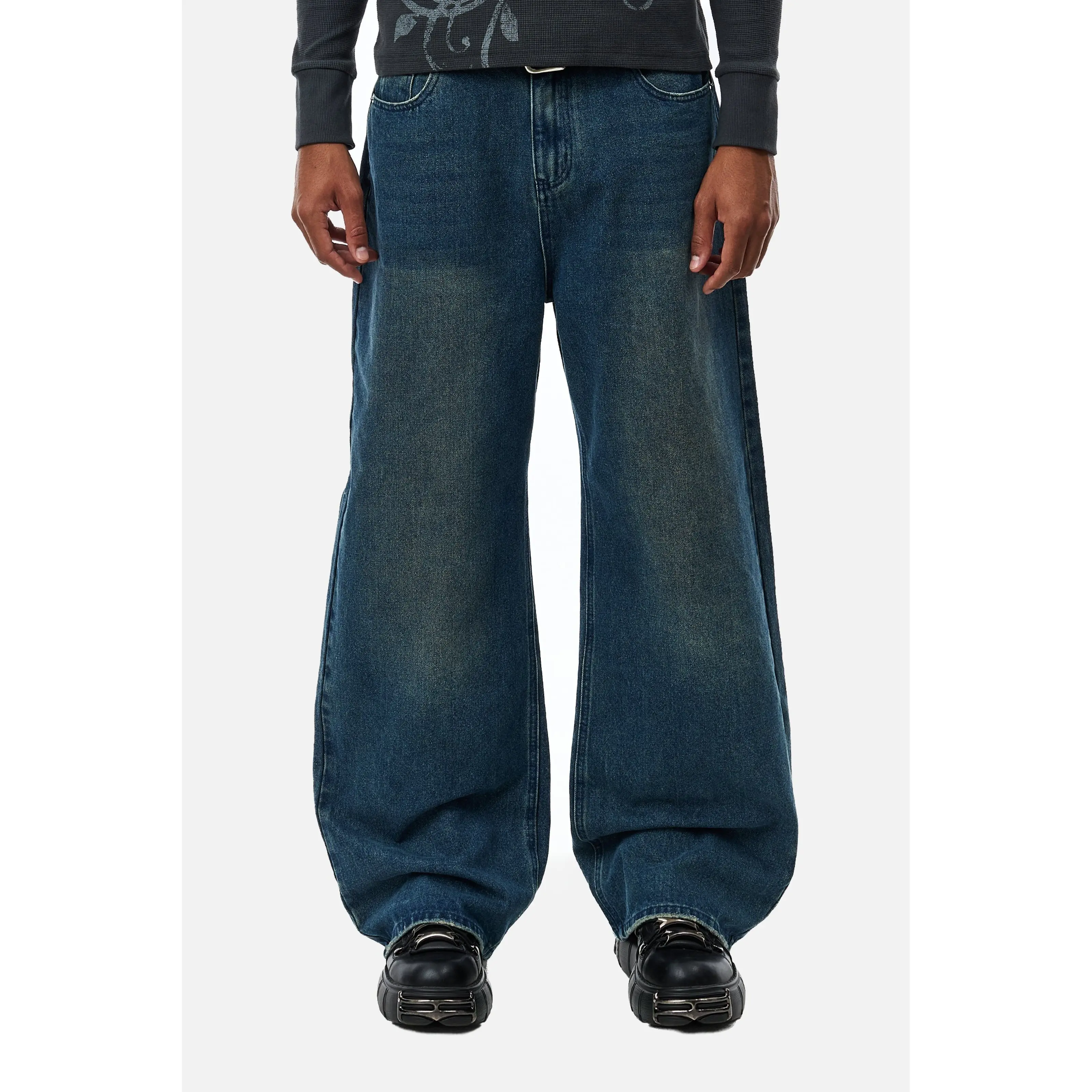 Washed Blue Outlaw Denim