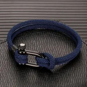 Survival Bracelet for Men Women U Shape Emergency Paracord Rope 316L Buckle Outdoor Camping Hiking Gear Tactical Rescue Bracelet