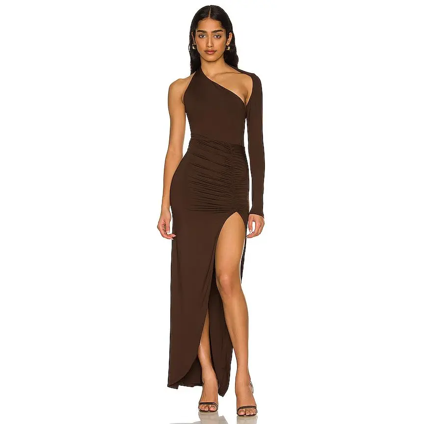 superdown Romona Maxi Dress in Chocolate