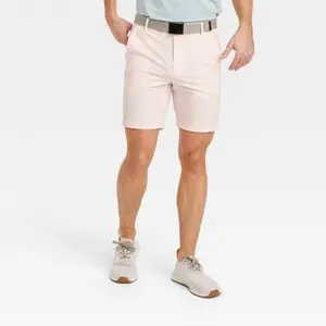 All In Motion Men's 8" Golf Shorts - Quick-Dry UPF 50+ Performance Athletic Shorts with 4-Way Stretch & Zippered Pockets