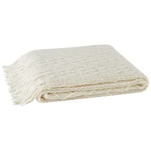 Brooklyn Loom Woven Texture Solid Throw