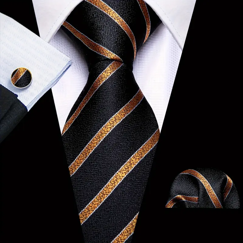 Black golden stripes