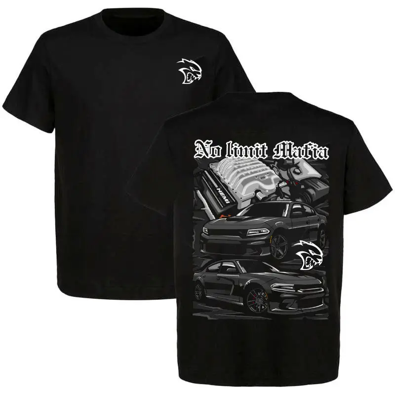 Dodge SRT Hellcat Challenger T-Shirt – Purple Muscle Car Tee with