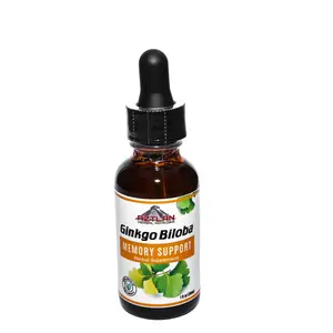 Aztlán Ginkgo Biloba Tincture 1oz - Memory Support Supplement for Good Blood Circulation & Brain Function - Healthcare & Fitness Drink