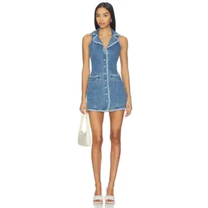 Show Me Your Mumu Maddox Dress in Waterfall Blue