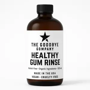 The Goodbye Company Natural Oral Gum Rinse – Handcrafted Herbal Mouthwash for Daily Oral Care & Fresh Breath | Organic Essential Oil Blend | Small Batch Made in Florida