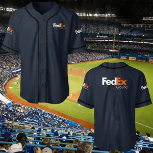 Full Print Fedex Ground Baseball Jerseys, FedEx Baseball Jerseys