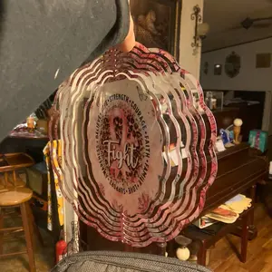 10 inch sublimation custom wind spinner