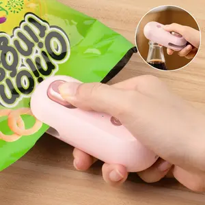 Mini Snack Bag Sealer, 4-In-1 USB Rechargeable Snack Bag Sealer, Portable Sealer To Keep Food Fresh.