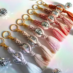 Disco Ball Keychain | Boho Keychain | Hippie Accessories