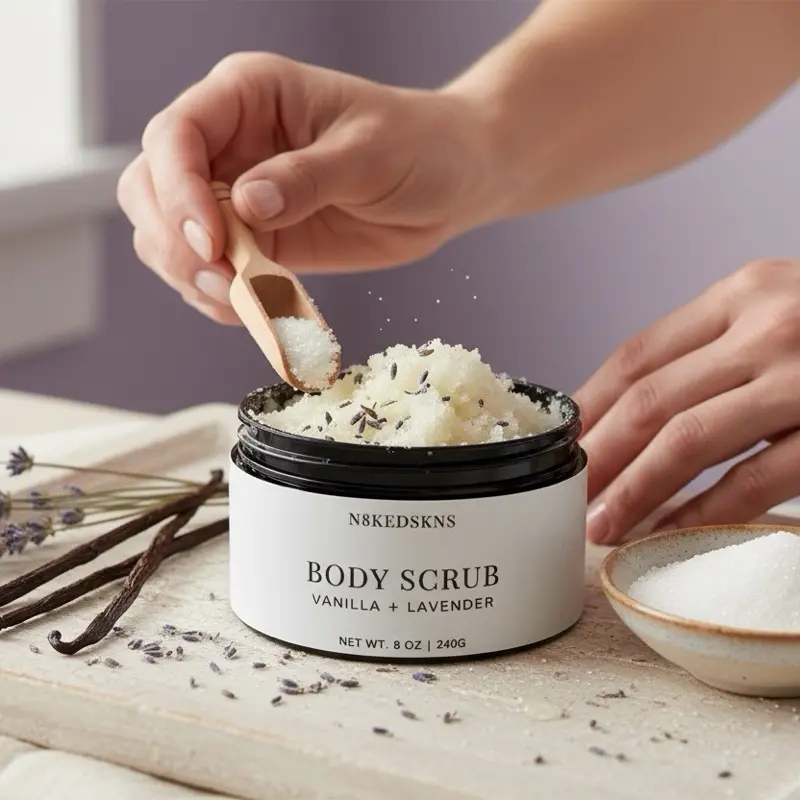 Vanilla + Lavender Body Scrub
