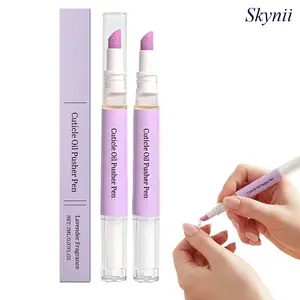 Skynii 2-in-1 Cuticle Pusher & Oil Pen, 2026 New Cuticle Oil Pusher Pen, Portable Nail Care Pen Instant Cuticle Remover Tools for Dry Nails Hangnails Moisturizes Brightens (2 PCS)