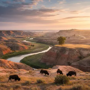 Theodore Roosevelt National Park Canvas 8x10 in