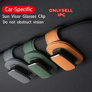 Cargearly Car Sun Visor Sunglasses Holder, Automotive Interior Accessory, Ticket Clip, UV Protection, Durable Design