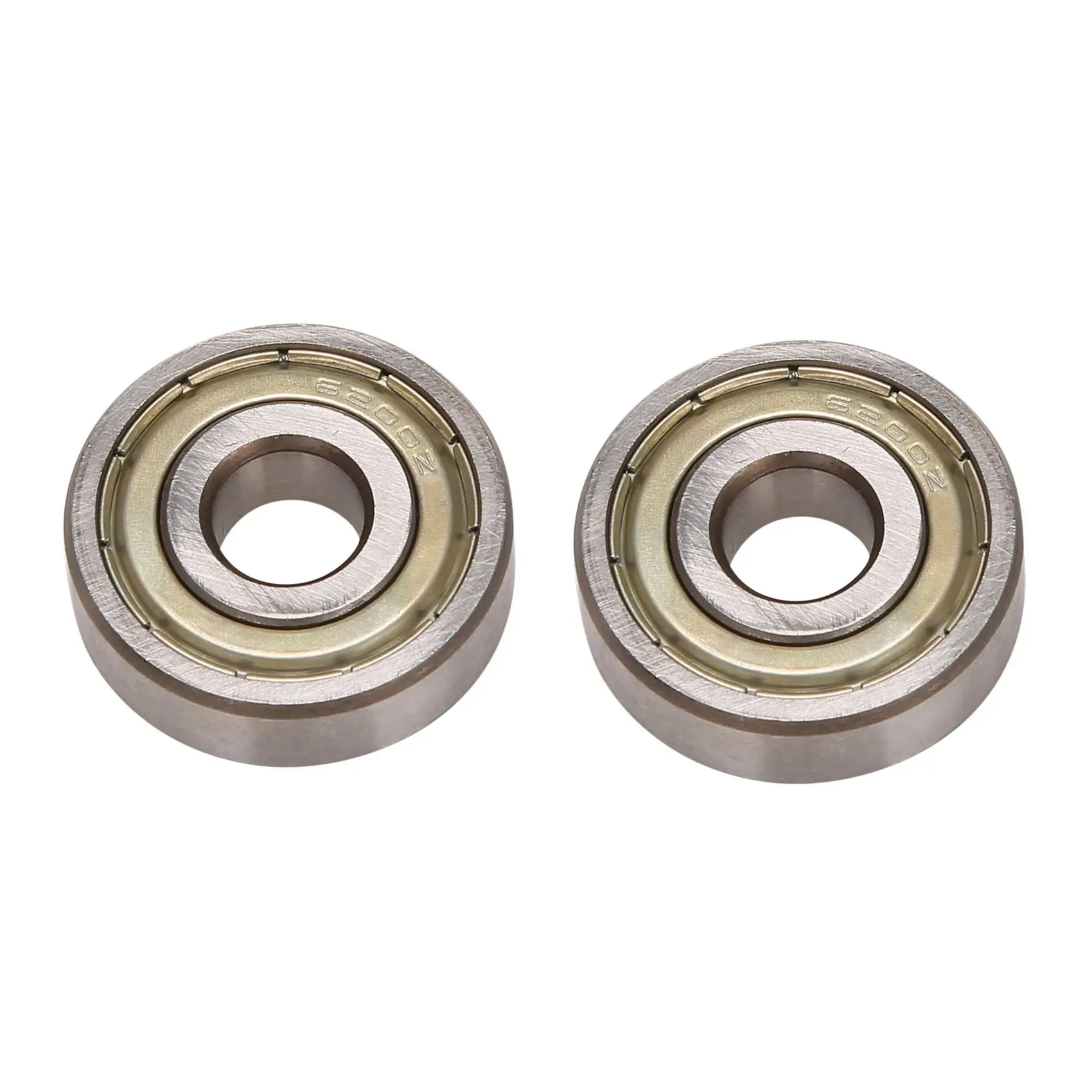 2X 6200Z 10mm x 30mm x 9mm Double Shielded Ball Bearing High Hardness Steel