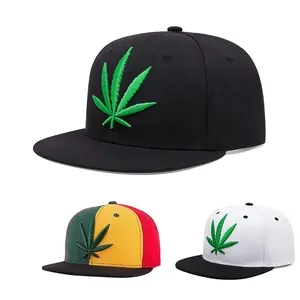 for men stylish Plant pattern embroidery baseball cap Adjustable buckle Hip hop retro hat for women