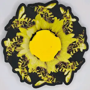 3D Printed Flying Honeybee Spinner (Animation only viewable through methods in description)