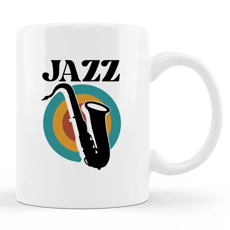 Jazz Mug. Jazz Gift. Jazz Coffee. Saxophone Mug. JazzGifts. Music Mug. Jazz Player Gift. Jazz Music Mug. Jazz Musician Gift. Jazz Cup. Funny Coffee. Birthday Gift Mug, Souvenir, Funny Mug.