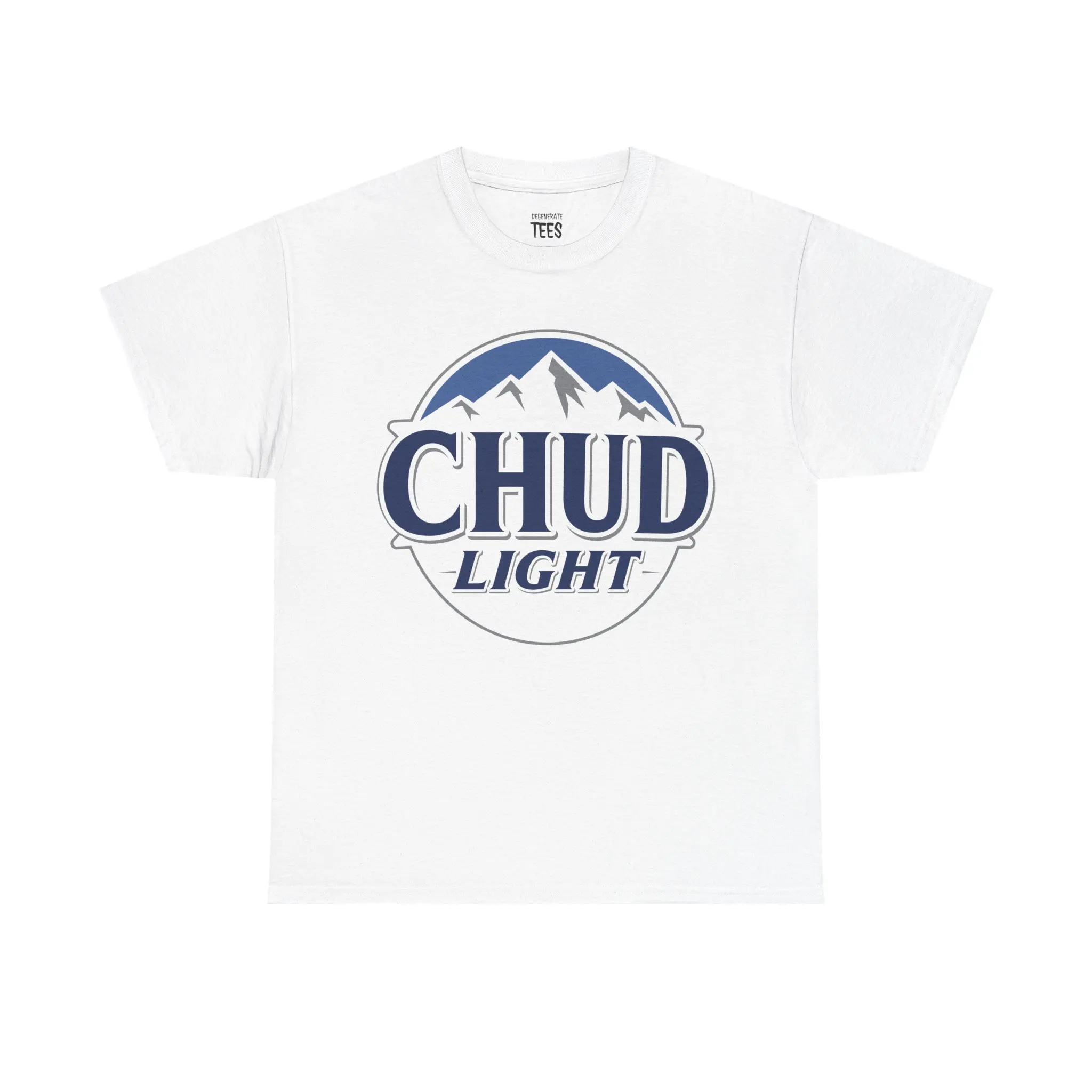 Chud Light Shirt - 100% Cotton Unisex Crewneck, Funny Chud Graphic Tee, Meme Shirt