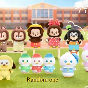 MINISO - Random 1 Piece - Mickey Family Mini Backpack Series Pendant Surprise Box, Birthday Gift, Easter Gift, Desktop Decoration, Car & Luggage Pendant