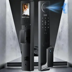3D Face RecognitioElectronic Door Lock Unlock Digital Door Lock With Camera FIngerprint Password Unlock Keyless Smart Lock Security Lock