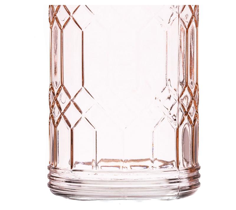 10 Strawberry Street Set of 2 Bleeker Glass Canister, Large