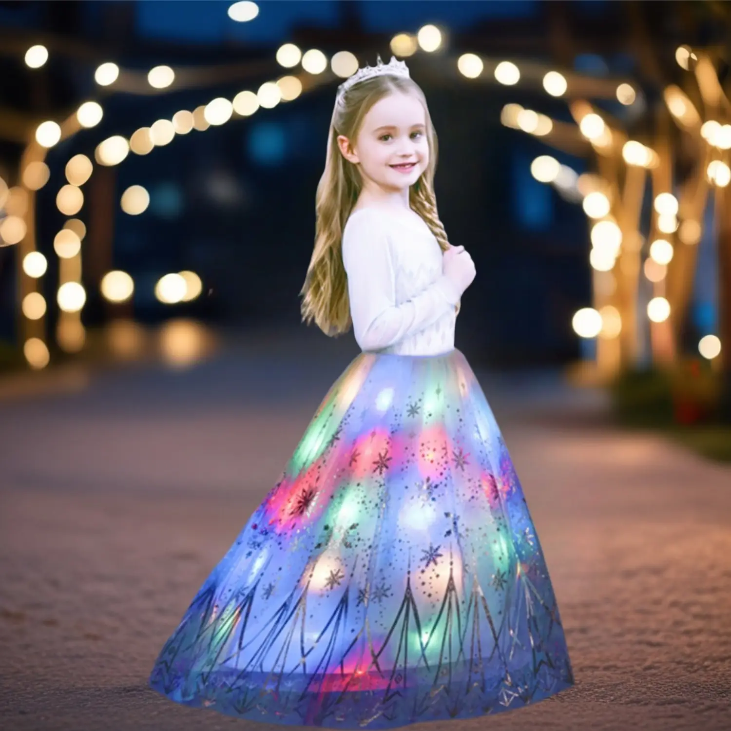 Fairy Princess Dress for Girls – Perfect Party Kids Costume for Halloween, Christmas & Carnivals Cosplay Tutu Festive