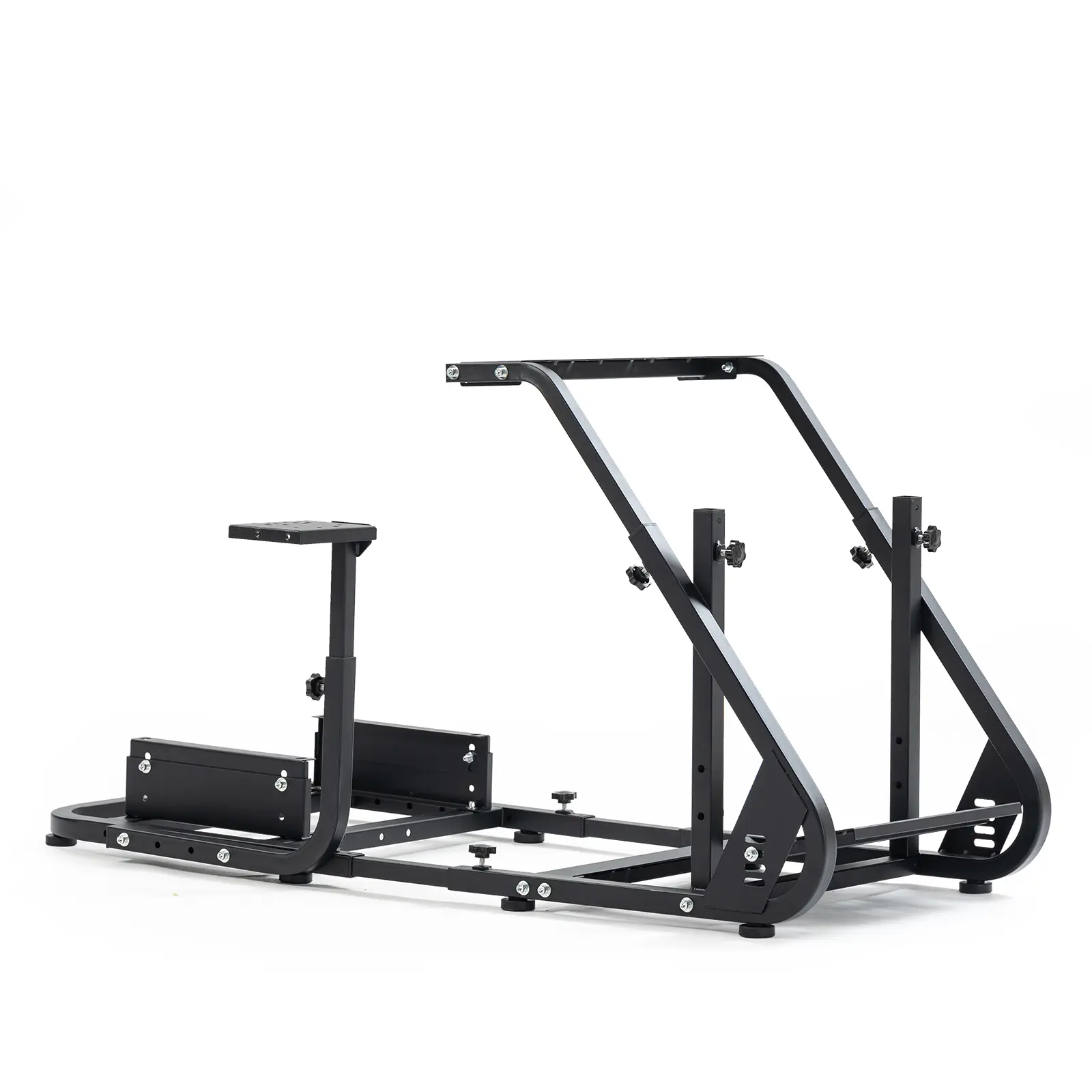 Dardoo G920 Adjustable Alloy Racing Simulator Steering Wheel Stand - Accessories for PC/PS4/G2x, T300RS, G25, G27, G29, T500RS, V12 Compatible, Adjustable Length, Ideal for Intense Gameplay (Racing Wheel, Shifter, Pedals, Cable Not Included), Alloy Steel