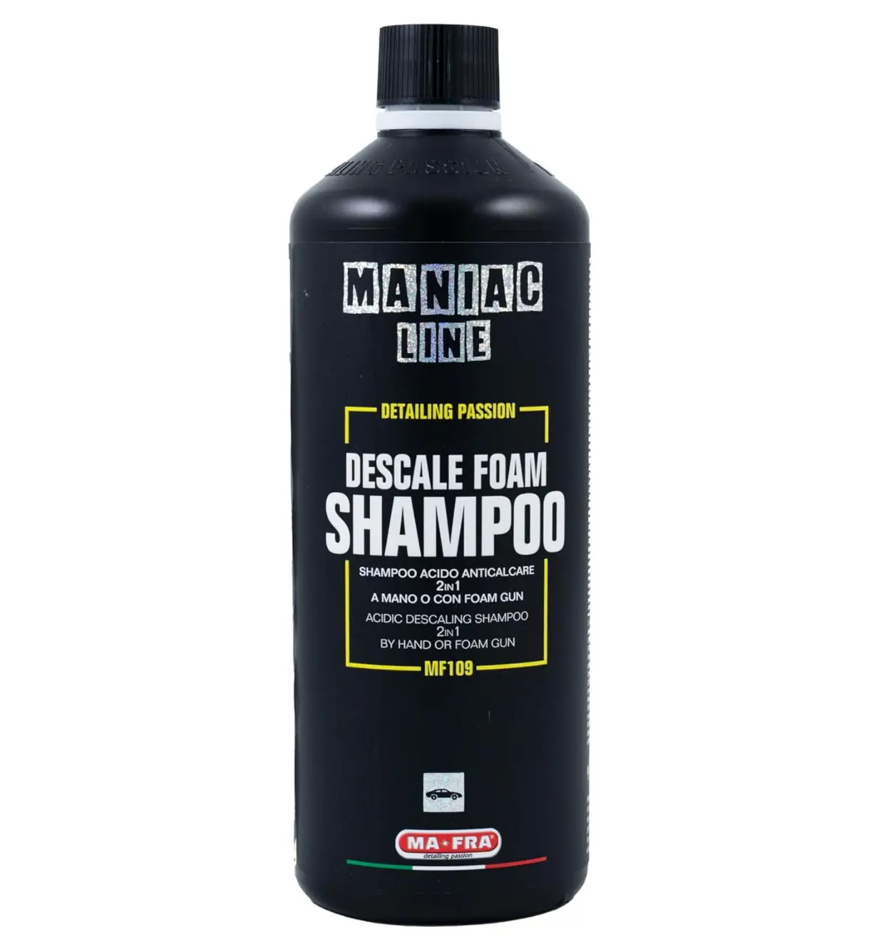 MANIAC LINE Descale Foam Shampoo, 500ml Car Wash Kit, Automotive Cleaning Agent, Car Cleaning Agent