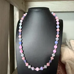 19” Cotton Candy Crush Necklace