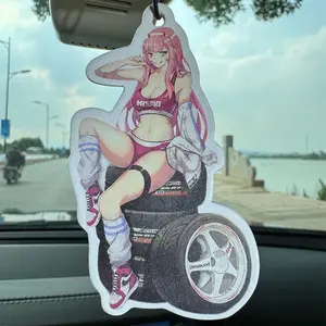Natural Essential Oil Car Air Freshener with Vibrant Cartoon Designs Long-Lasting 90 Days Safe Non-Toxic Hotel Fragrance Elegant Car Decor & Perfect Gift Car Interior Diffusers Car Scent Diffuser