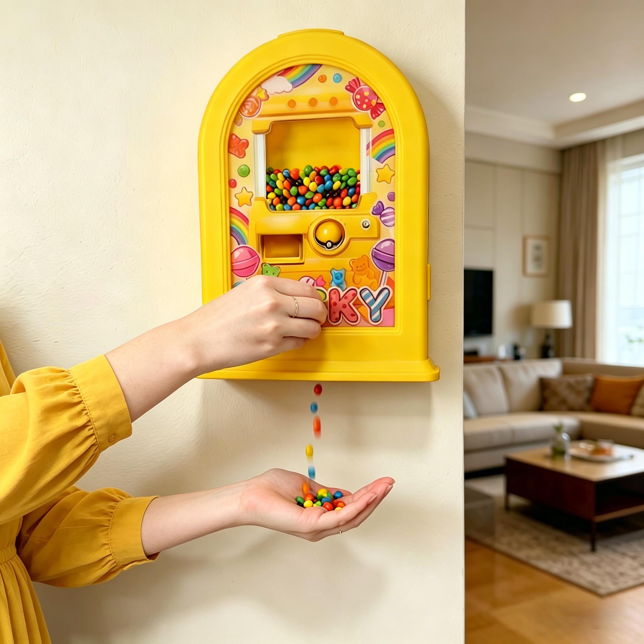 Candy Dispenser Wall Frame, Fun Birthday Gift Idea,Interactive Candy Machine home Decor,Viral TikTok Gift