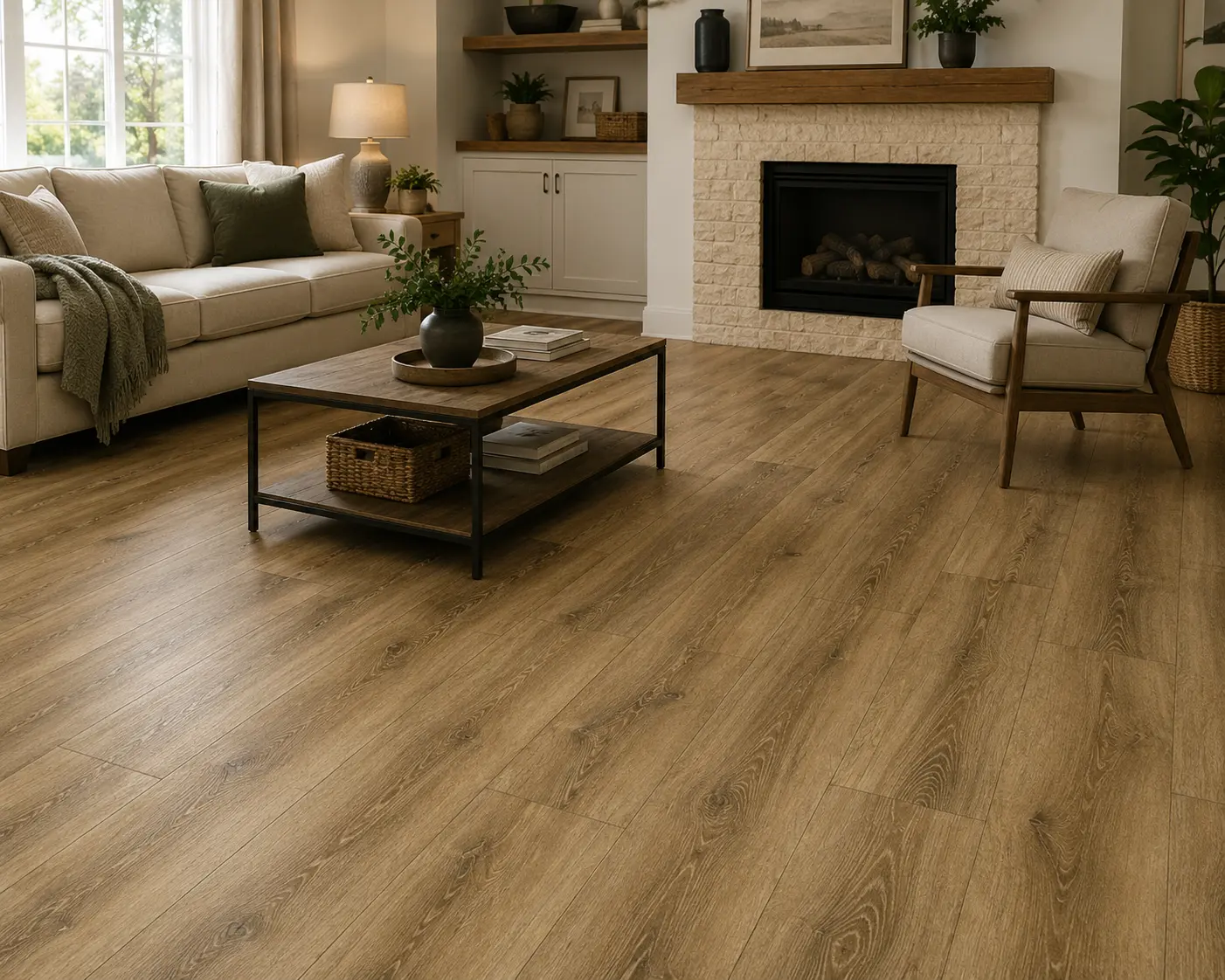 EarthWerks Wood Classic Plank Luxury Vinyl Flooring - Tucson (GWC9815) | 7.24" x 37.4" | Spotlight Savings