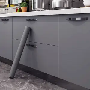 Solid Contact Paper for Cabinets, Removable Peel & Stick Wallpaper, Matte Vinyl Adhesive Shelf Liners for Kitchen Decoration, Kitchen Design, Ideal for Cabinets