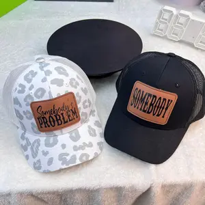 Combo 2 Hat Somebody's Problem Hat Bundle – His & Her Baseball Cap, Couple Trucker Hats, Stylish Couple Snapback, Gorras New Eras, Gift For Lover