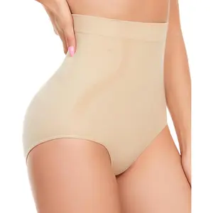 Tummy Control Underwear - High Waisted Body Shaper Panties Seamless Shapewear Compression Briefs for Women
